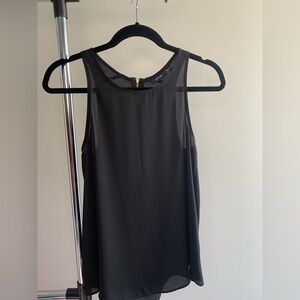 Apt. 9 Black Sheer Tank Top